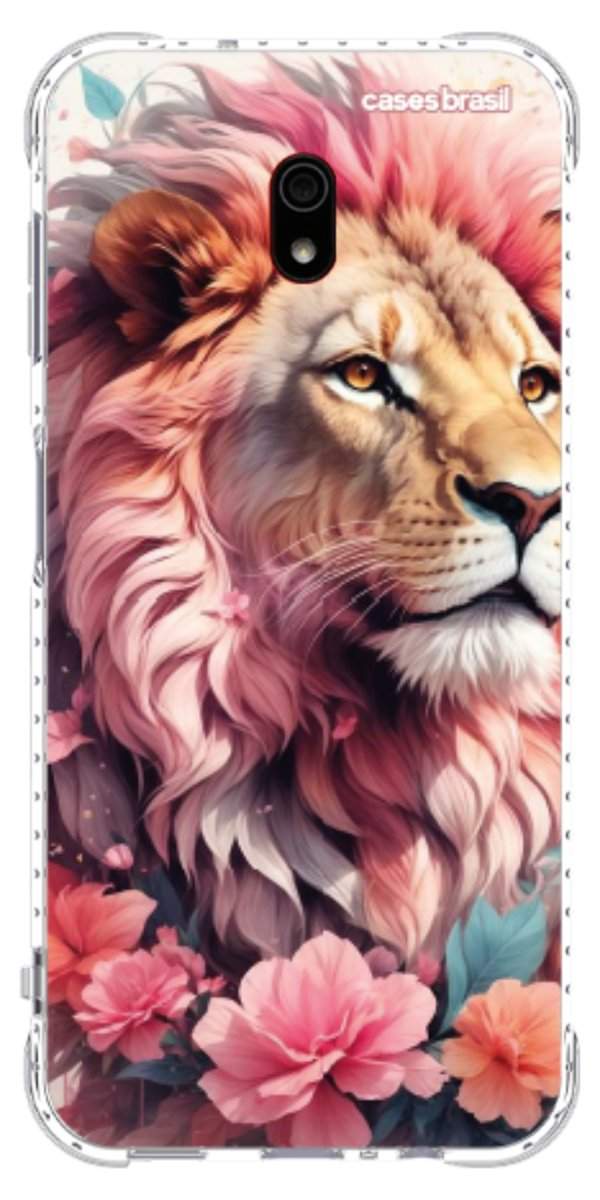 Capinha para Celular Leão Floral