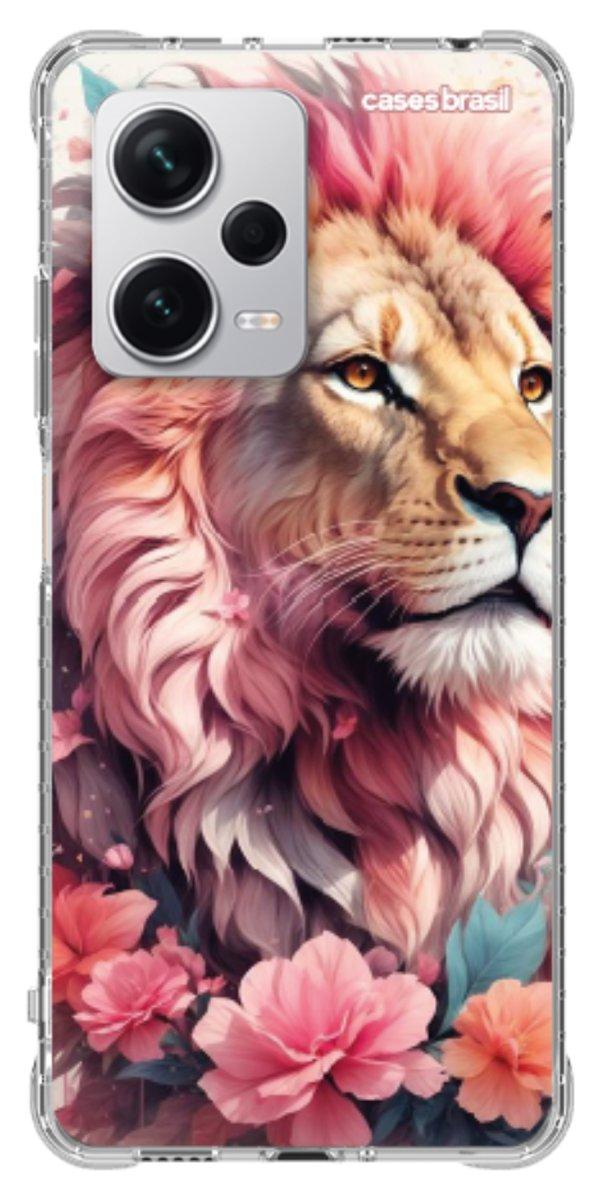 Capinha para Celular Leão Floral