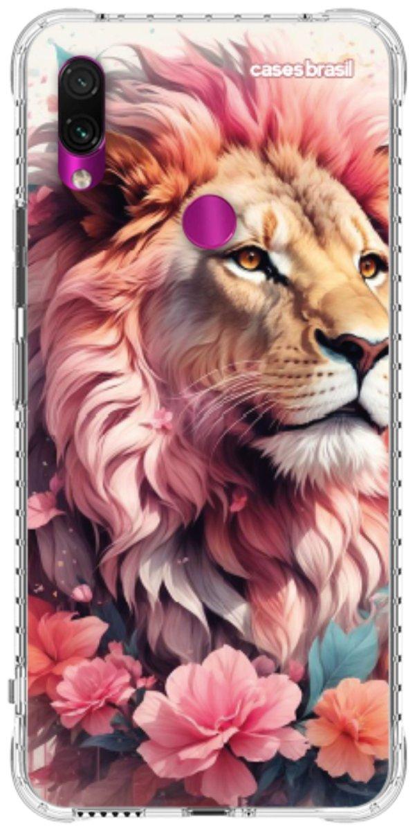 Capinha para Celular Leão Floral