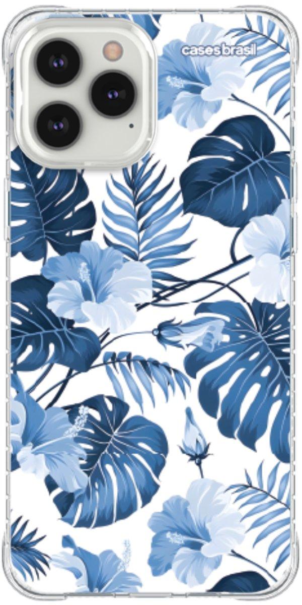Capinha para Celular Jardim Azul Tropical