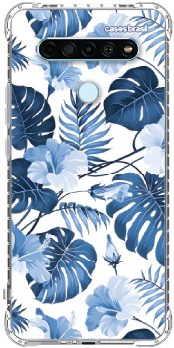 Capinha para Celular Jardim Azul Tropical
