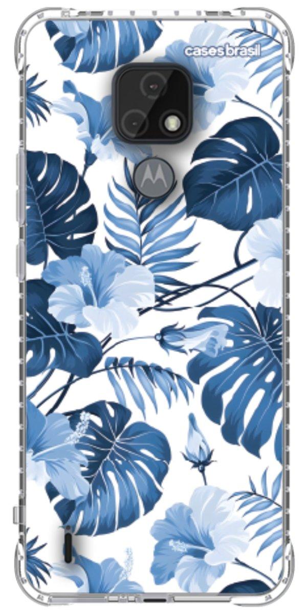 Capinha para Celular Jardim Azul Tropical