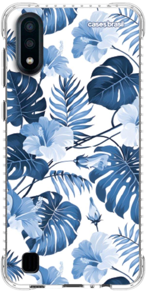 Capinha para Celular Jardim Azul Tropical