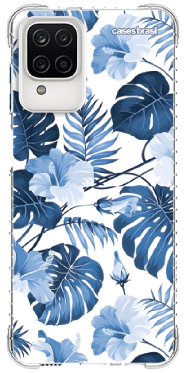 Capinha para Celular Jardim Azul Tropical