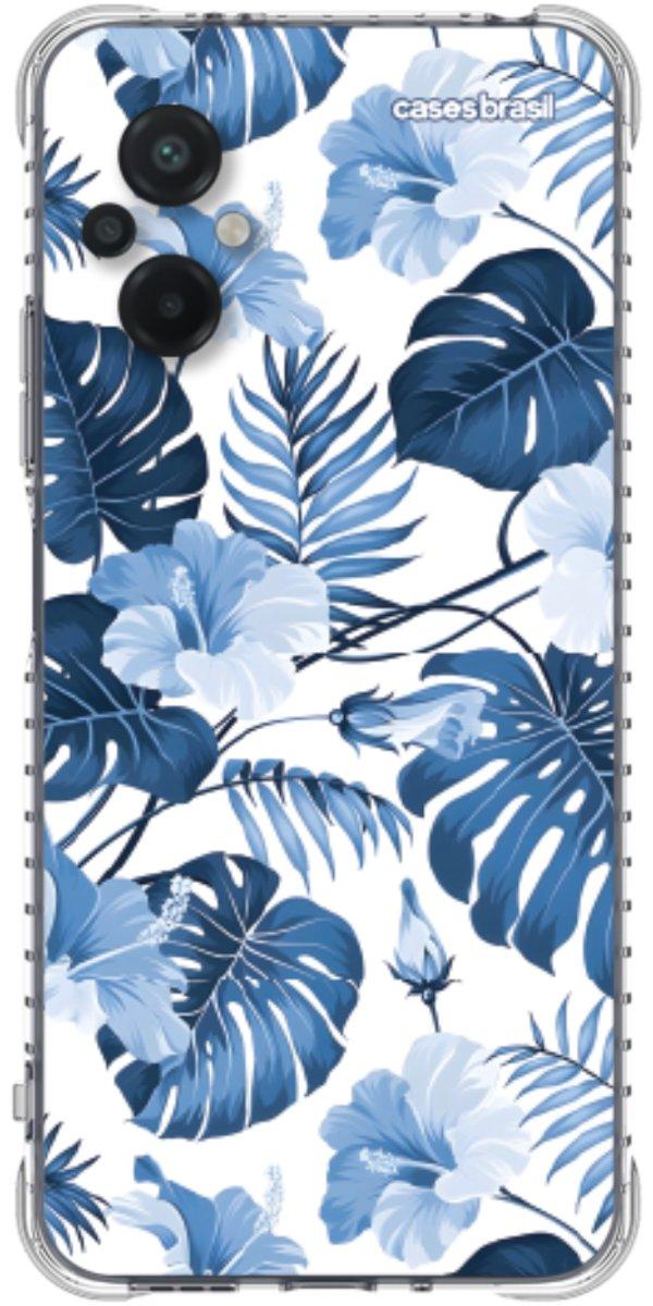 Capinha para Celular Jardim Azul Tropical