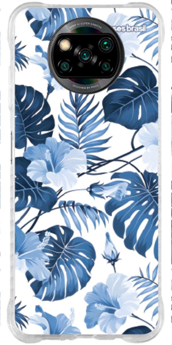 Capinha para Celular Jardim Azul Tropical