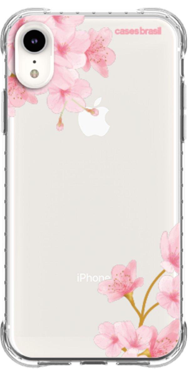 Capinha para Celular flores laterais