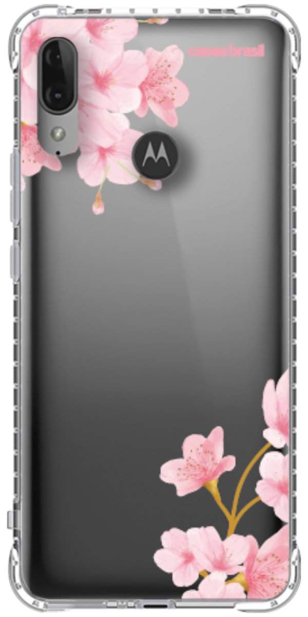 Capinha para Celular flores laterais