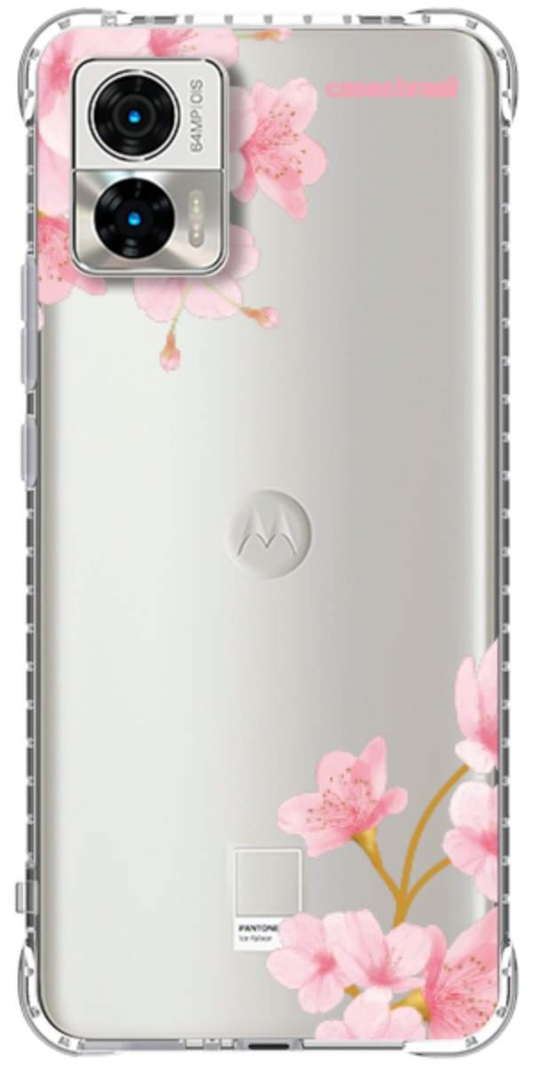 Capinha para Celular flores laterais