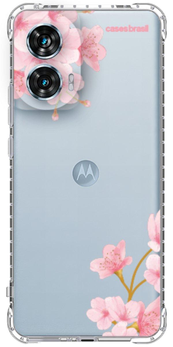Capinha para Celular flores laterais