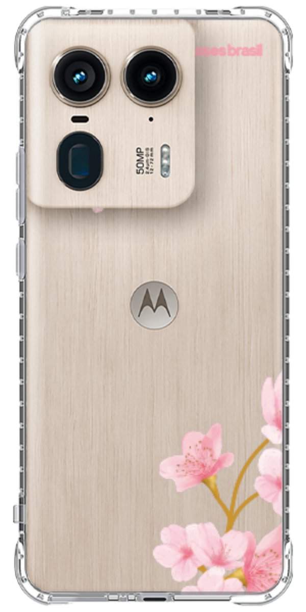 Capinha para Celular flores laterais