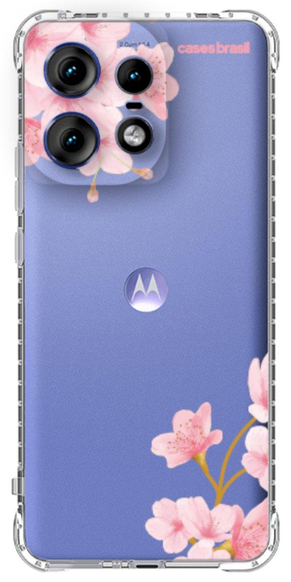Capinha para Celular flores laterais