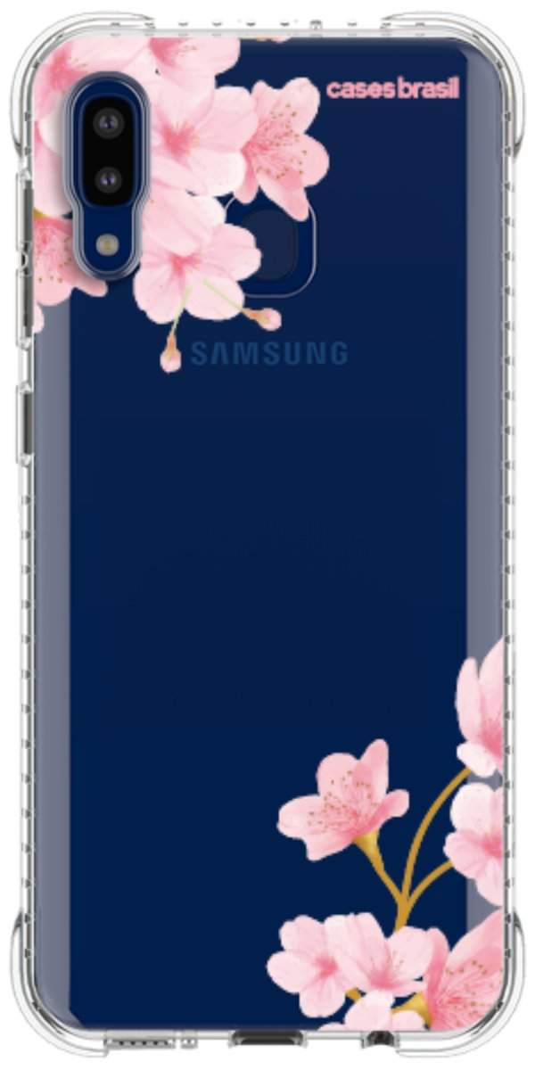 Capinha para Celular flores laterais