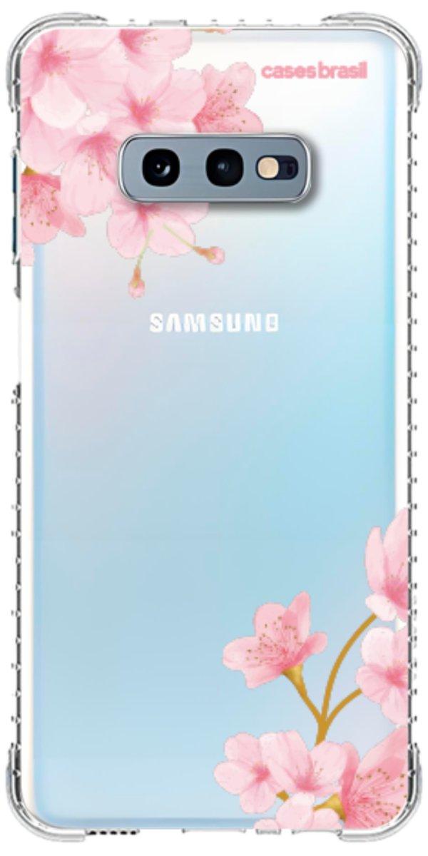 Capinha para Celular flores laterais