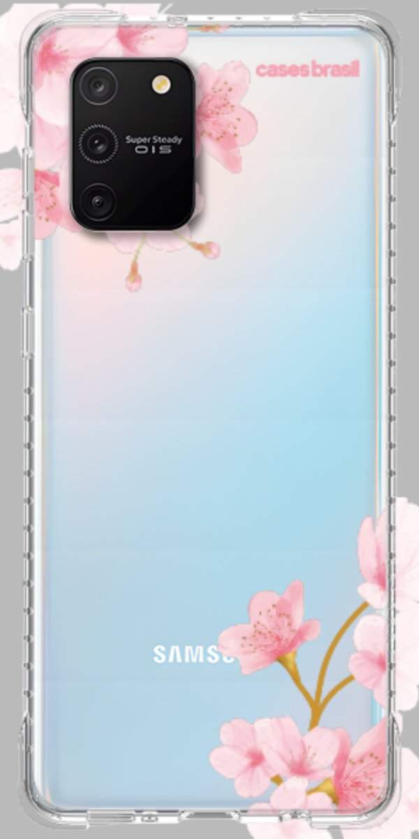 Capinha para Celular flores laterais