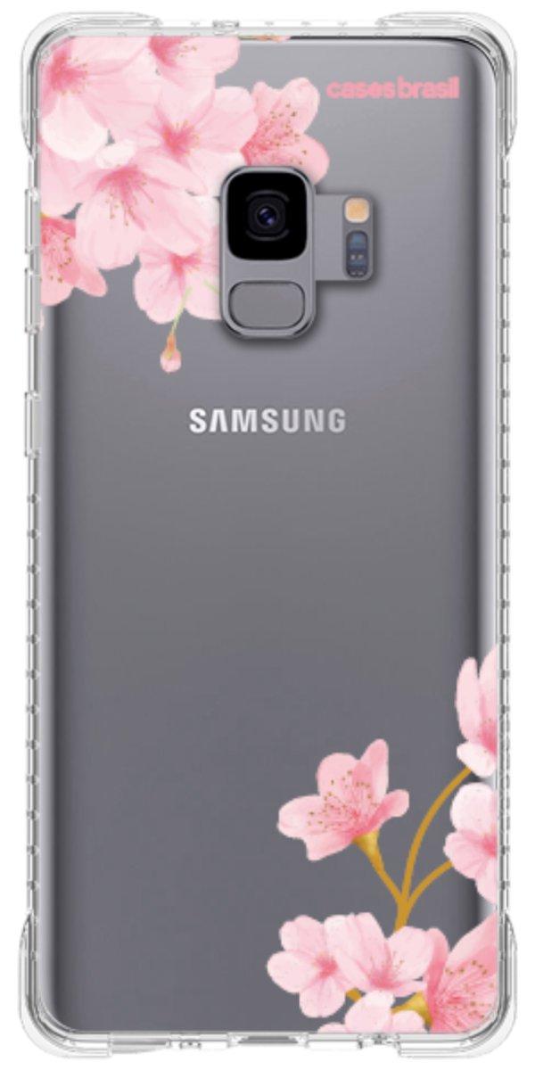 Capinha para Celular flores laterais