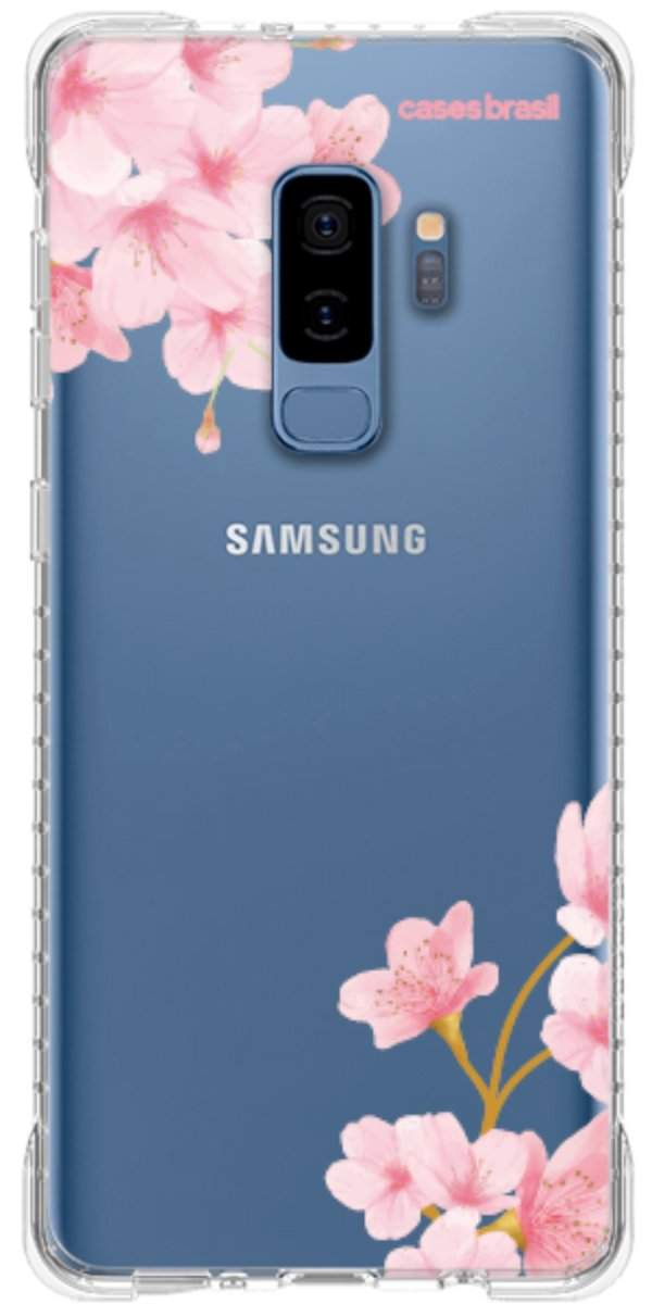 Capinha para Celular flores laterais