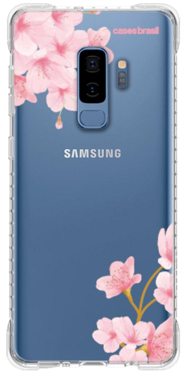 Capinha para Celular flores laterais