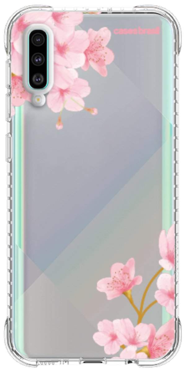 Capinha para Celular flores laterais