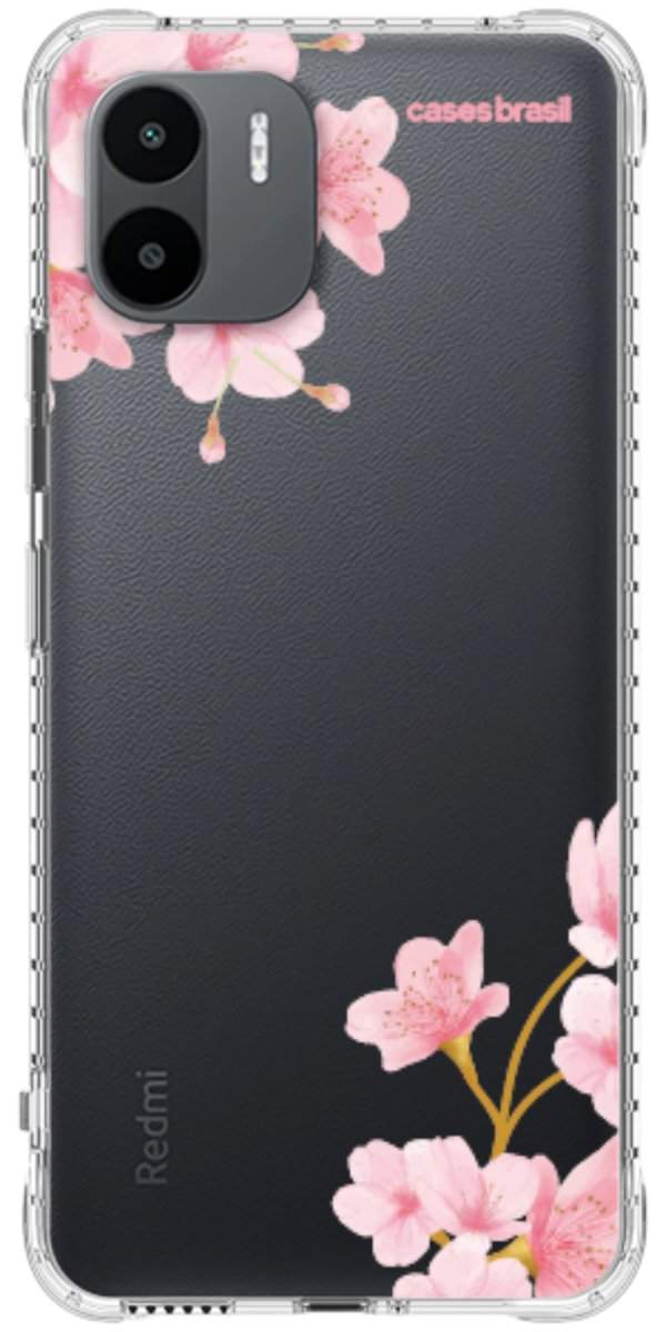 Capinha para Celular flores laterais