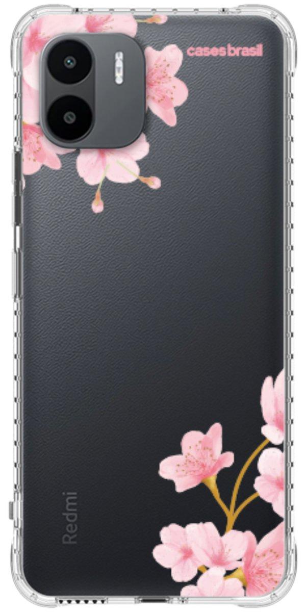 Capinha para Celular flores laterais