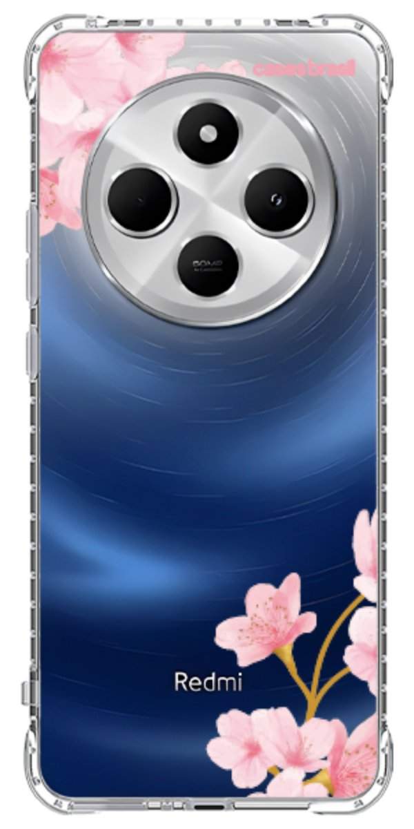 Capinha para Celular flores laterais