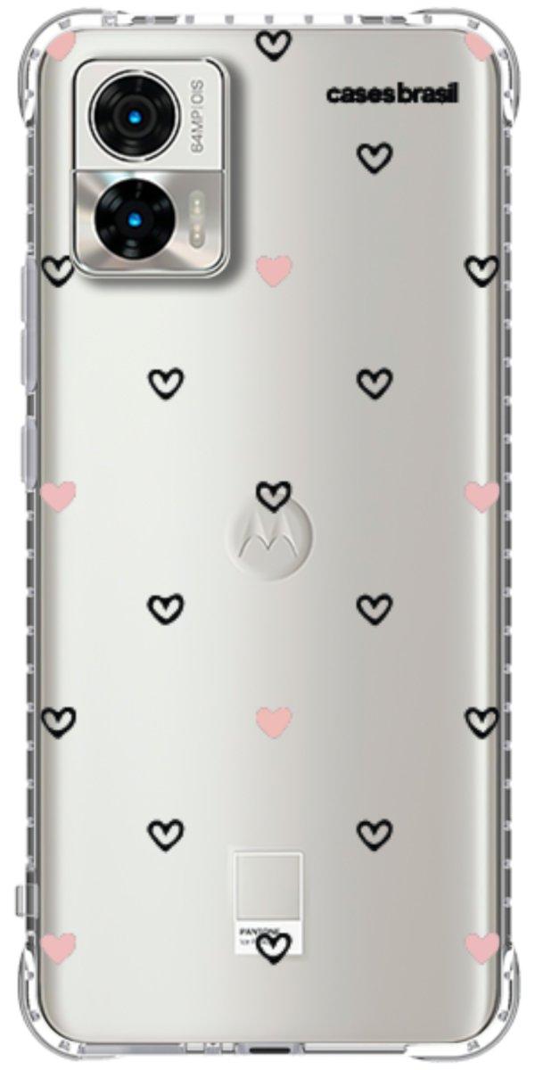 Capinha para Celular Corações Delicados Minimalista