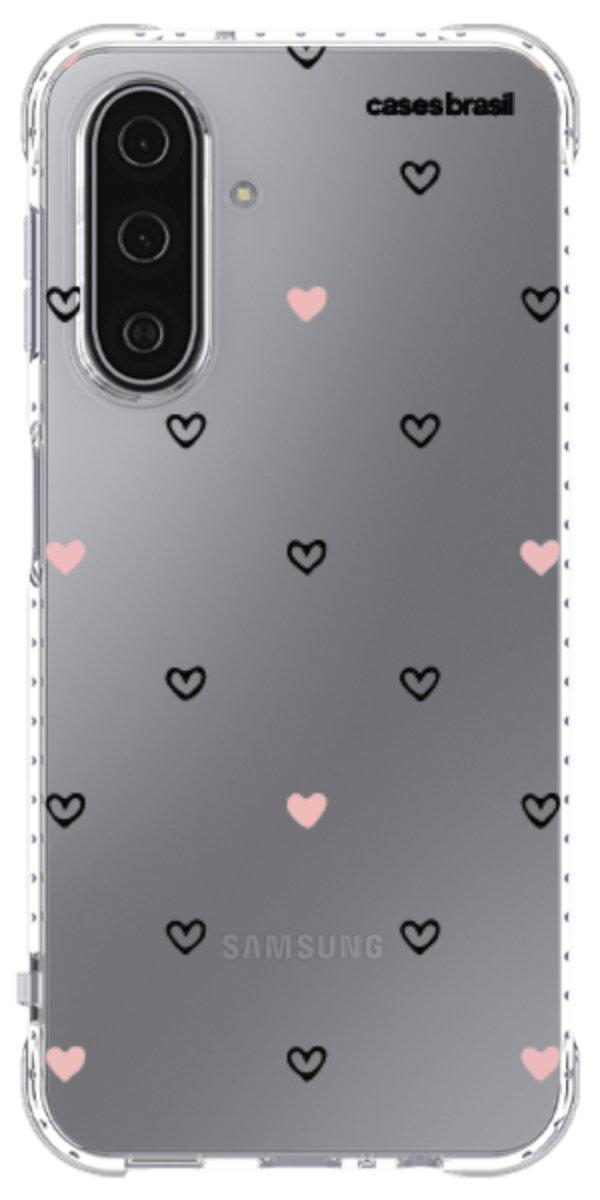 Capinha para Celular Corações Delicados Minimalista