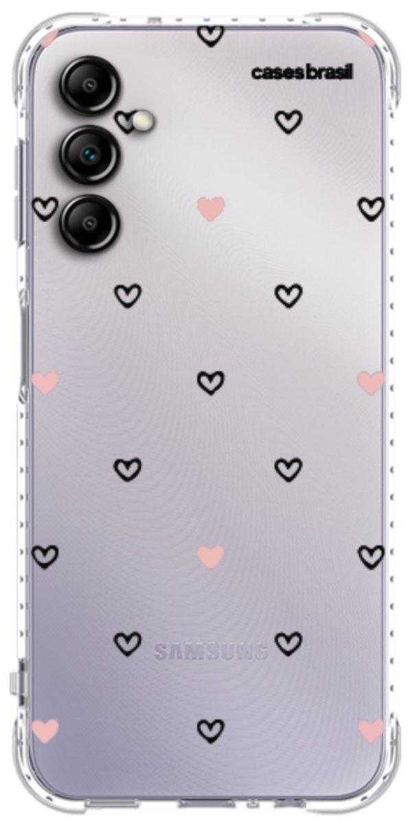 Capinha para Celular Corações Delicados Minimalista