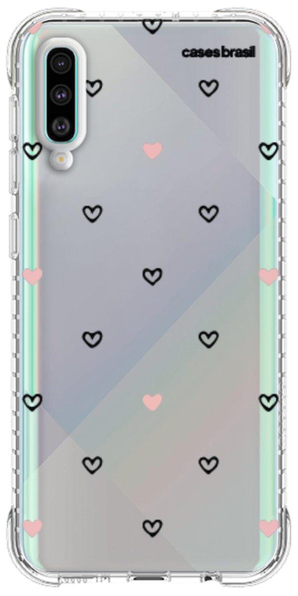 Capinha para Celular Corações Delicados Minimalista