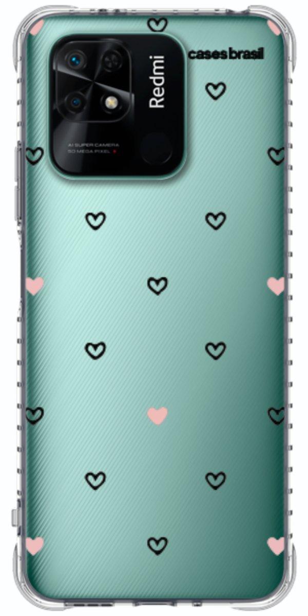 Capinha para Celular Corações Delicados Minimalista