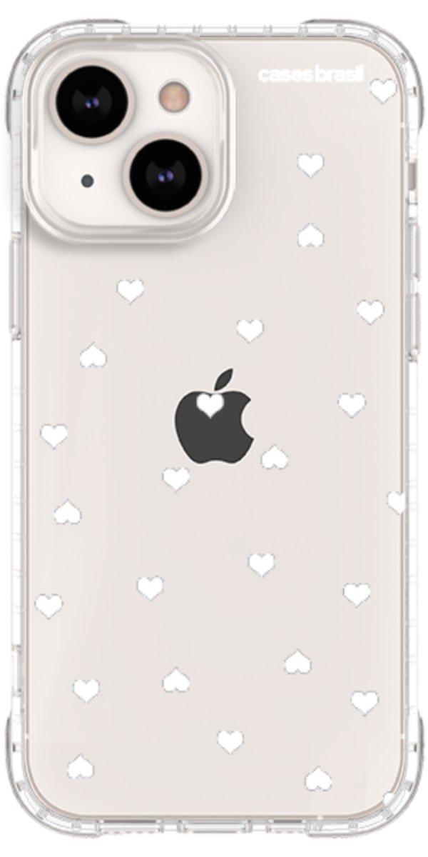 Capinha para Celular Corações Flutuantes Minimalista