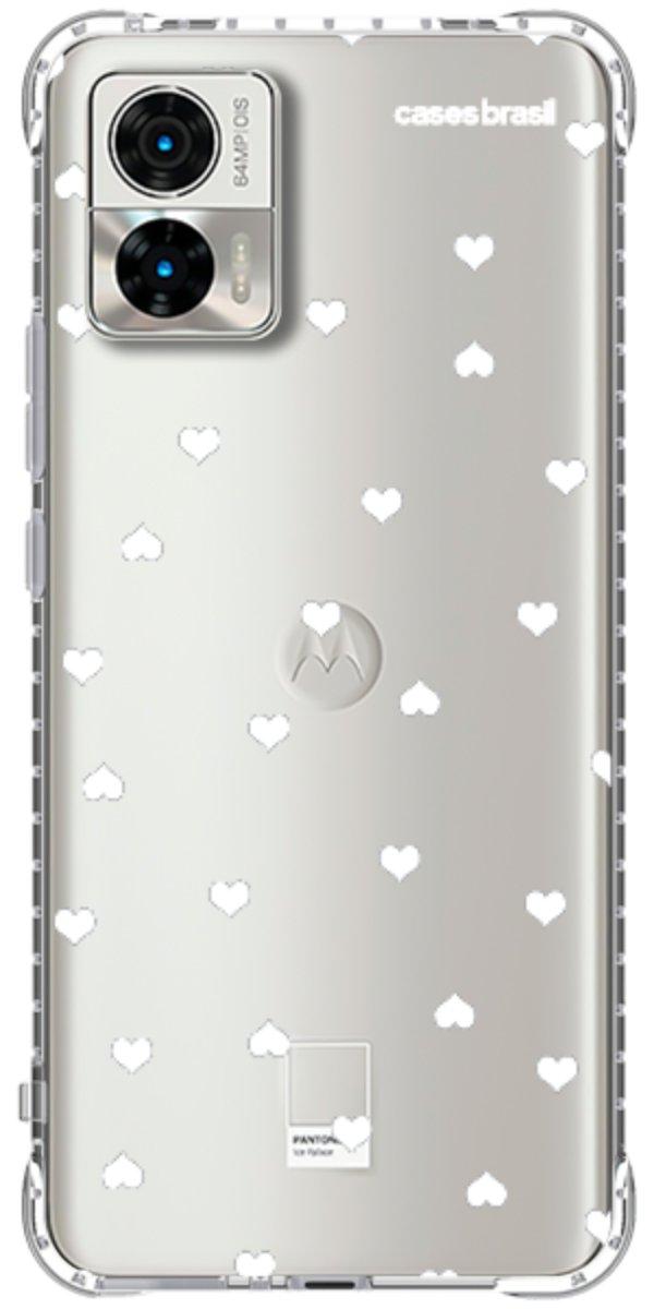 Capinha para Celular Corações Flutuantes Minimalista