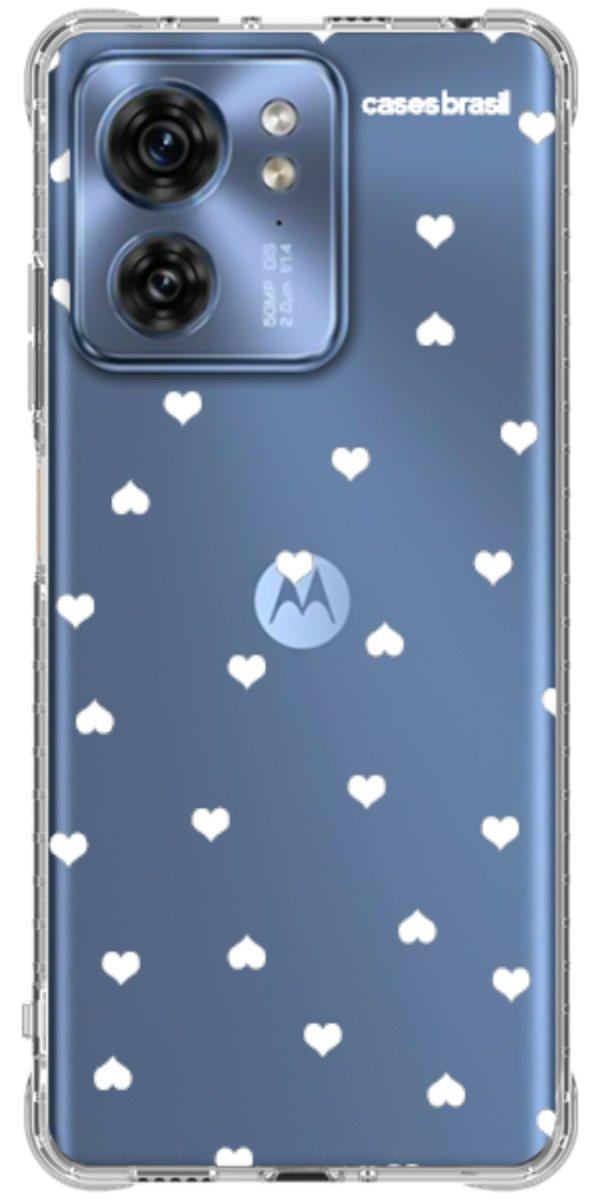 Capinha para Celular Corações Flutuantes Minimalista