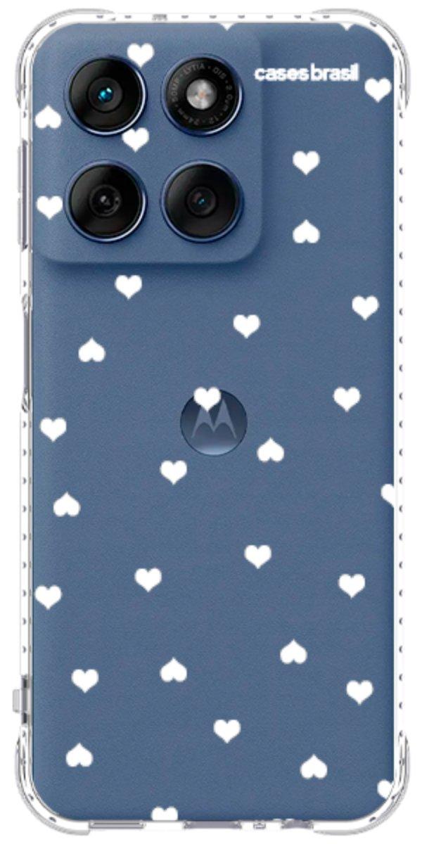 Capinha para Celular Corações Flutuantes Minimalista