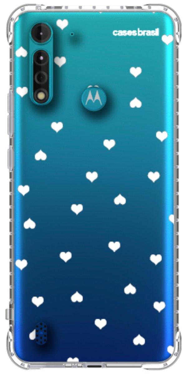 Capinha para Celular Corações Flutuantes Minimalista