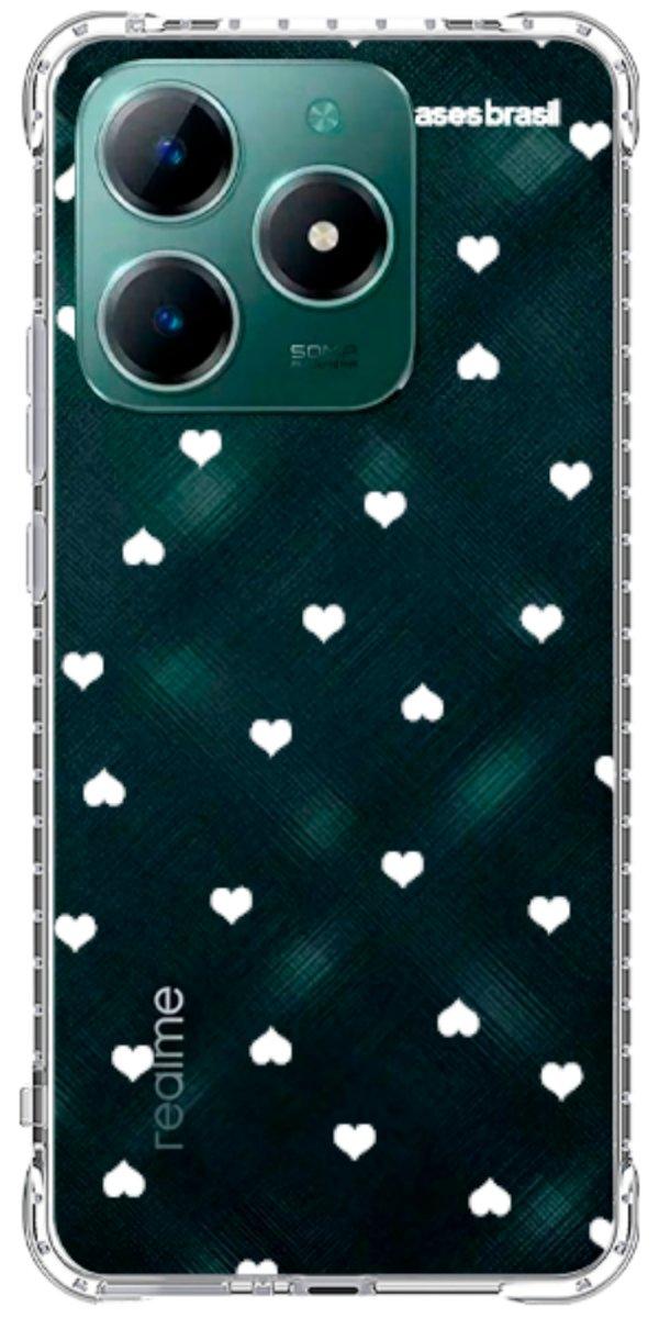 Capinha para Celular Corações Flutuantes Minimalista