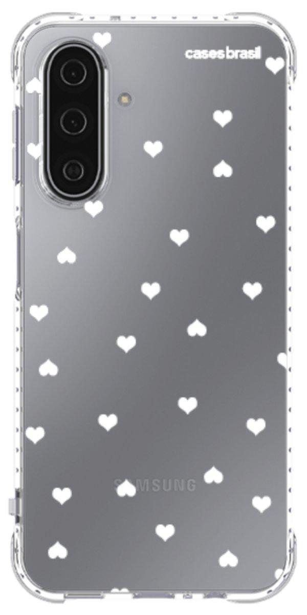 Capinha para Celular Corações Flutuantes Minimalista