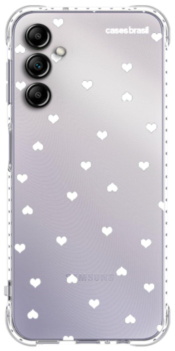 Capinha para Celular Corações Flutuantes Minimalista