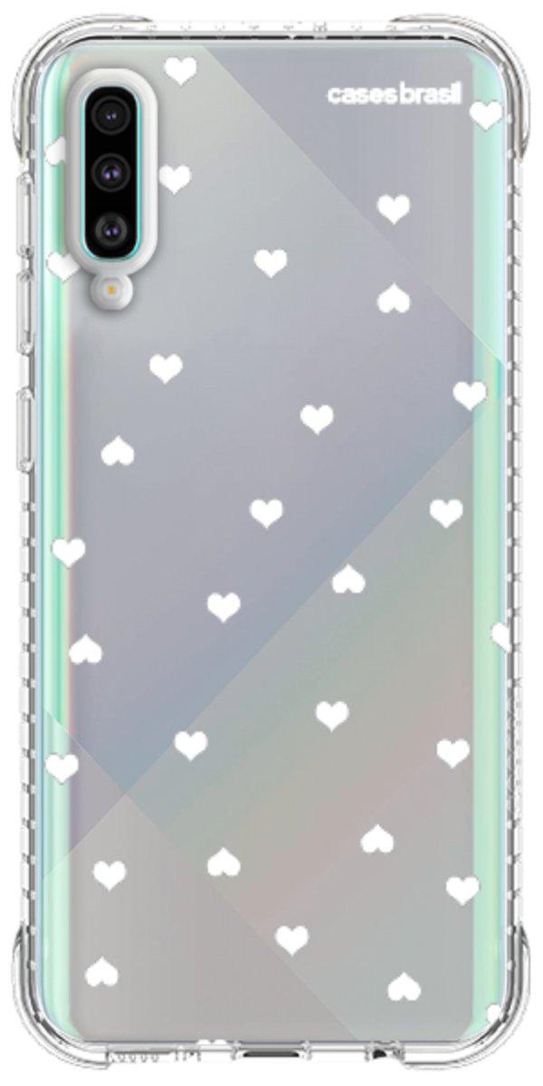 Capinha para Celular Corações Flutuantes Minimalista