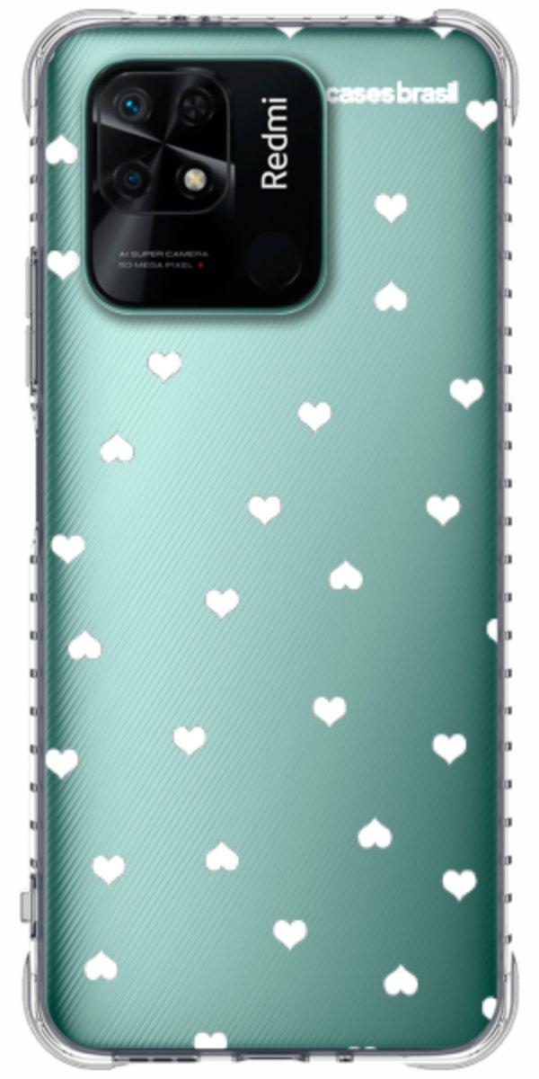Capinha para Celular Corações Flutuantes Minimalista