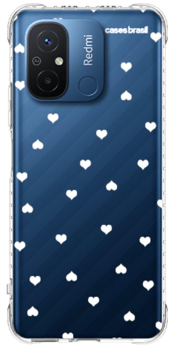 Capinha para Celular Corações Flutuantes Minimalista
