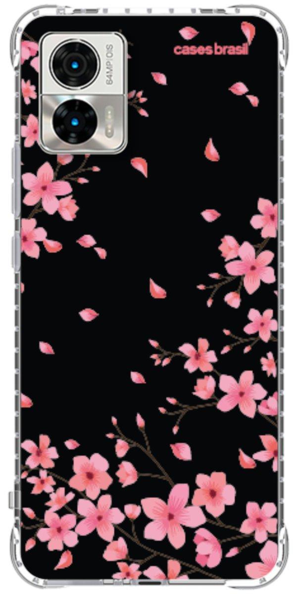 Capinha para Celular Flores de Cerejeiras