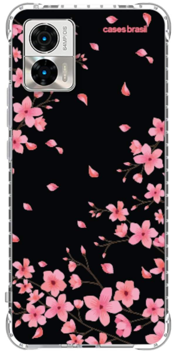 Capinha para Celular Flores de Cerejeiras