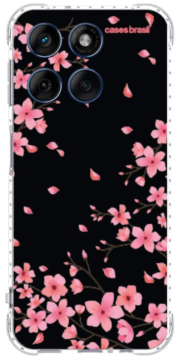 Capinha para Celular Flores de Cerejeiras