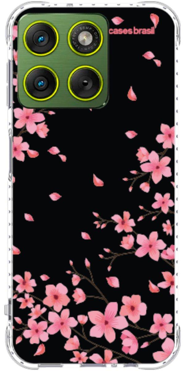 Capinha para Celular Flores de Cerejeiras