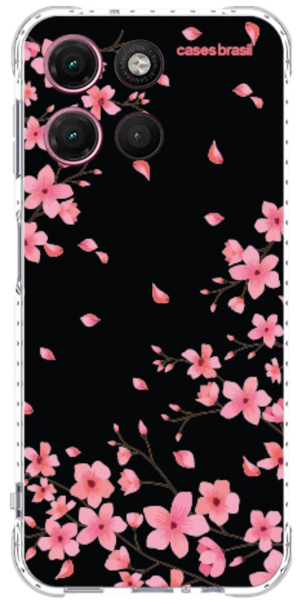 Capinha para Celular Flores de Cerejeiras
