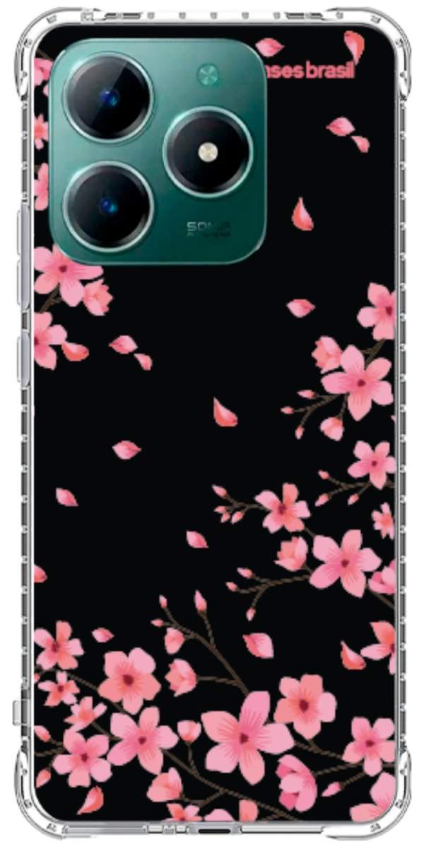 Capinha para Celular Flores de Cerejeiras