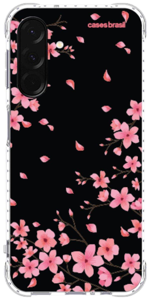 Capinha para Celular Flores de Cerejeiras