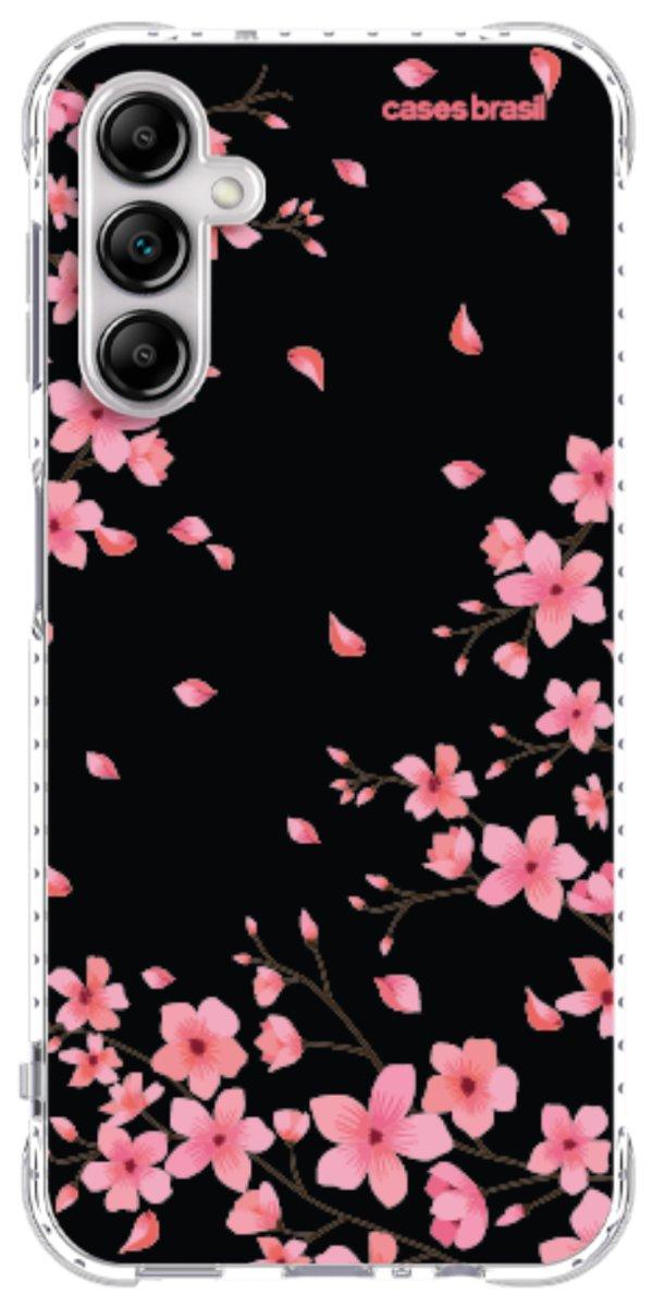 Capinha para Celular Flores de Cerejeiras